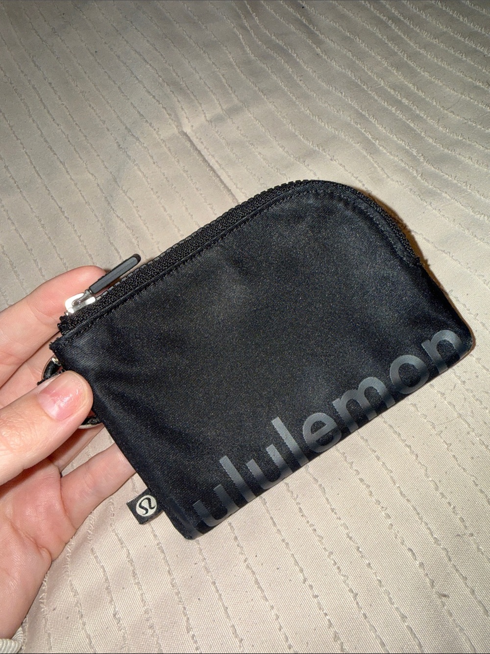 lululemon Black Small Zip Pouch